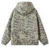 Sprayground Small Logo Shark Mouth Embroidered Double Zipper Spring Autumn Hooded Jacket Unisex Jacket Military-Green WE041111