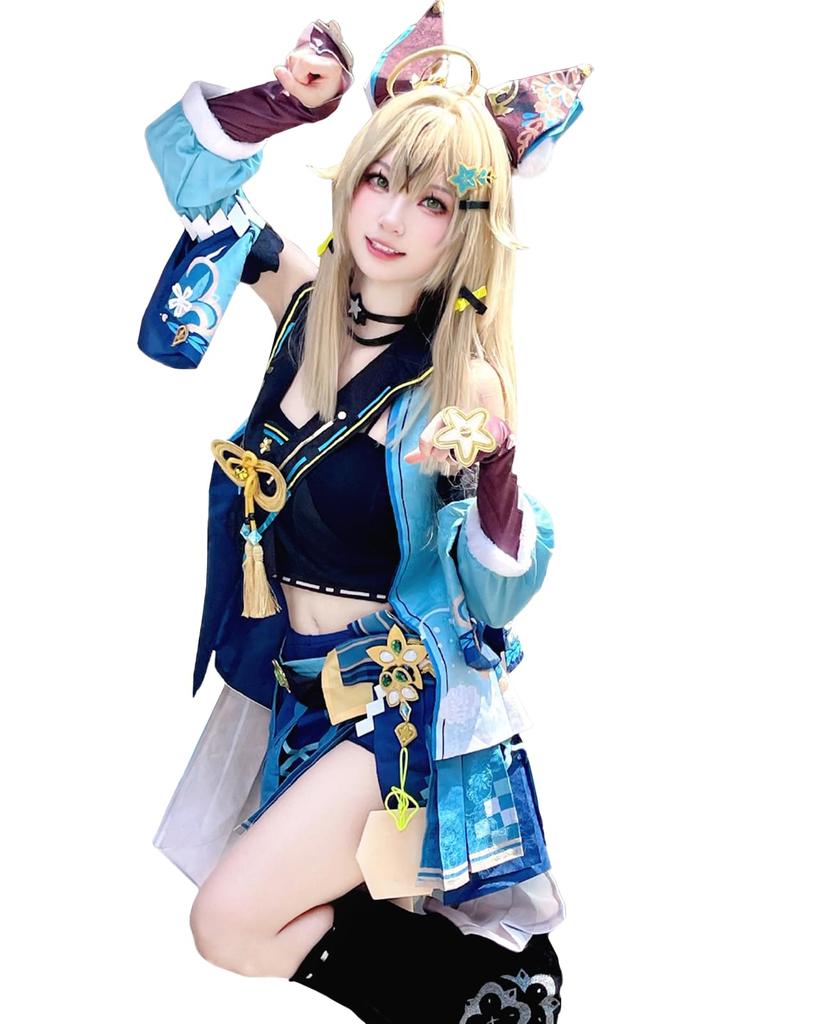[Milky Time] Genshin Impact Cosplay Halloween Anime Character Women's Genshin (Kira-Ri)