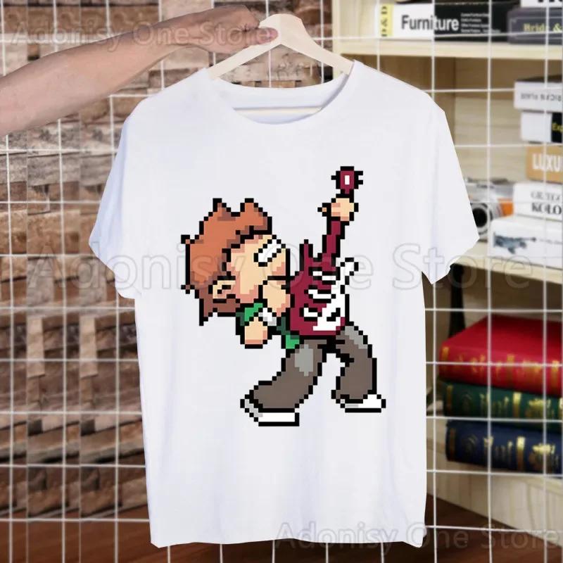 Scott Pilgrim Men's Casual Printing Men's T-shirt High-fashioned Short-sleeved T-shirt Men Shirt T Shirt