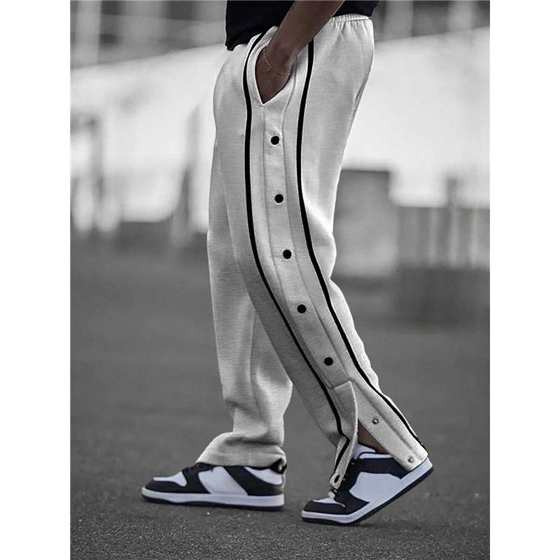Men's Button Casual Pants Urban Retro Men's Comfortable Fashion Fashion Casual Pants With Cuffs