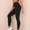 Damen Farbe Hüftheben Sport Fitness Laufen High-Waist Yoga Hose