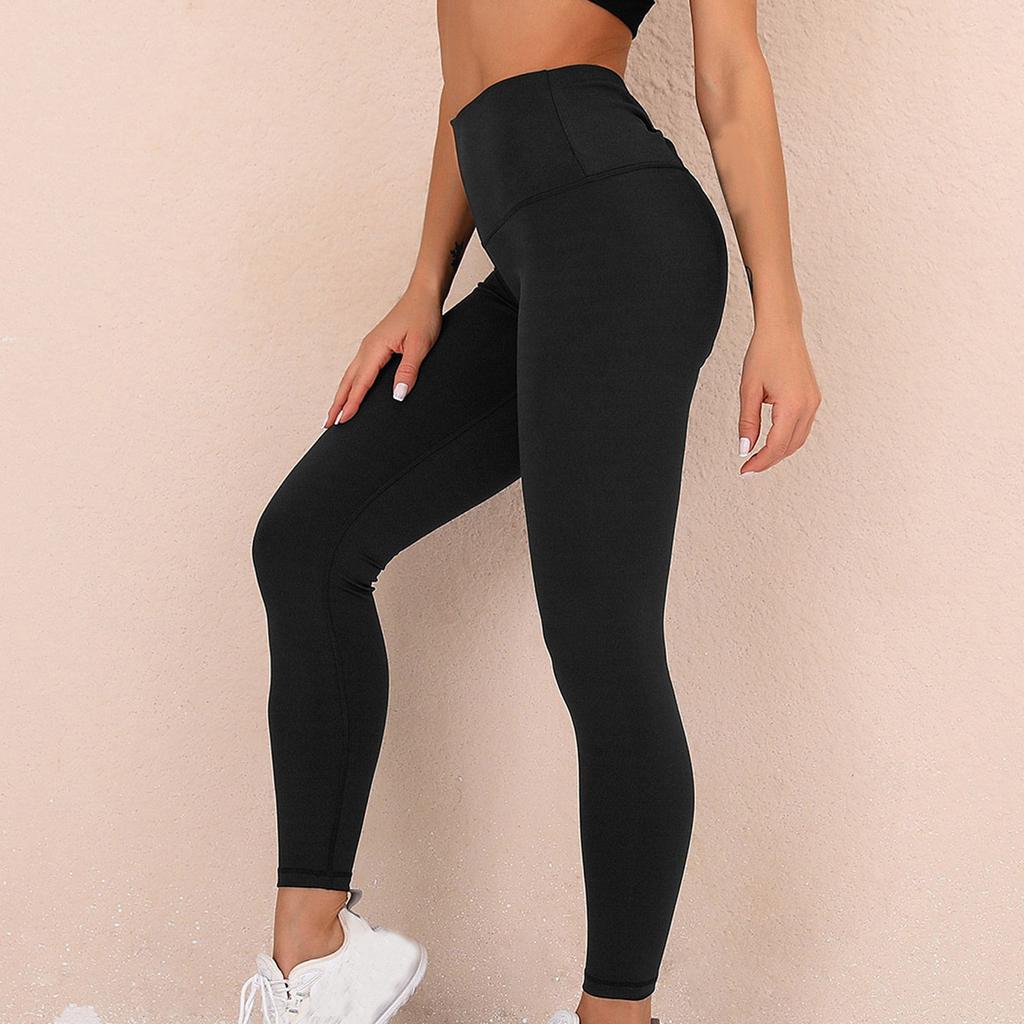 Damen Farbe Hüftheben Sport Fitness Laufen High-Waist Yoga Hose