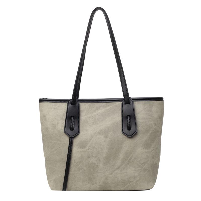 

Сумка-тоут в стиле ретро большой вместимости на одно плечо, модная сумка для подмышек 2024 года для женщин грязно-белый