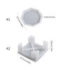 Unique Octagonal Designs Sturdy Silicone Mould Home Accessory for Personalize Coasters and Decorative Pieces Daily Use