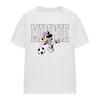 Womens/Ladies Football Kick Minnie Mouse T-Shirt