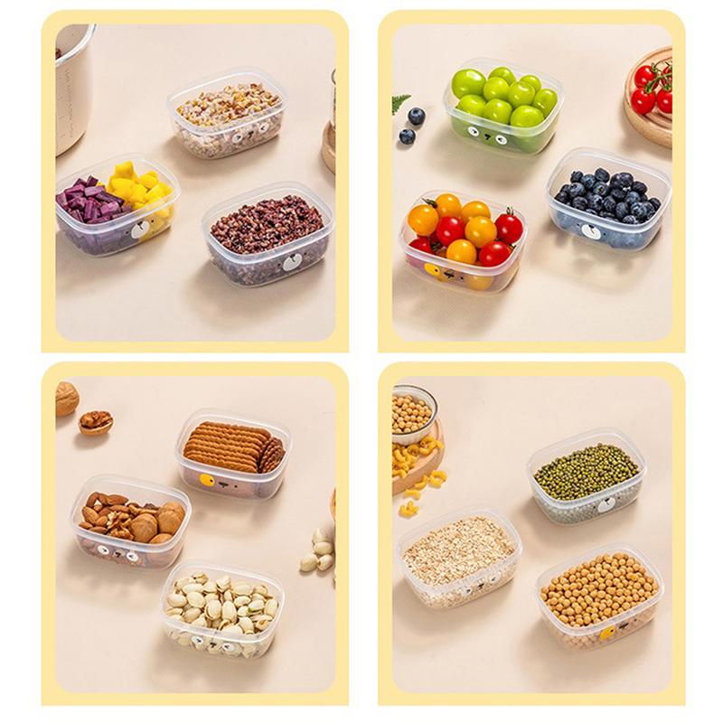 1Pc Food Storage Container Freezer Food Storage Boxes Refrigerator Rice Food Fruit Preservation Keep Fresh Box Microwaveable
