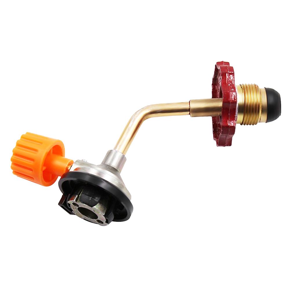 Gas Tank Inflation Valve Butane Gas Refillable Adapter Outdoor Camping Cylinder Tank Inflate Kit