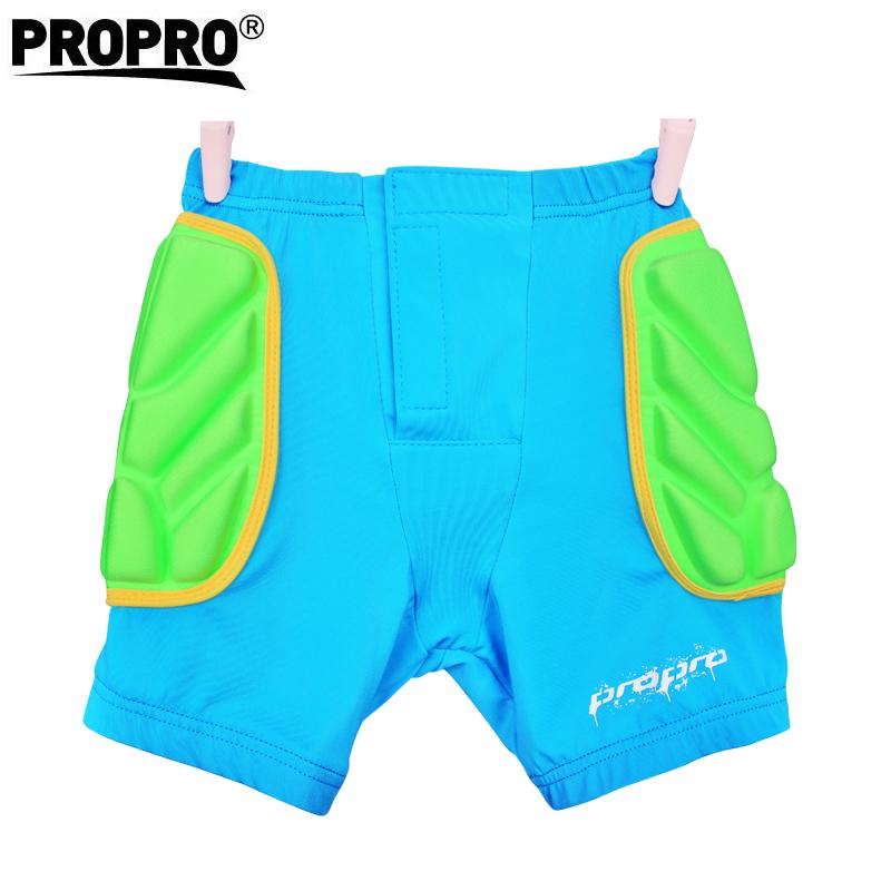 3D Protection Hip EVA Padded Short Pants Protective Gear Guard Pad for Ski Skiing Skating Snowboard Hip Pads for Kids Children XXXS синий