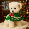 Pet Christmas Sweater Dogs Cats - Cute Holiday Knitwear In Festive Colors Acrylic Warm Winter Outfit