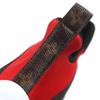 Great LOUIS VUITTON Sneakers Arclight Line Socks Red Black Yellow Nylon Mens 42 Used
