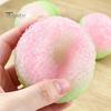 Adults Sensory Toys 1/2Pcs Crunchy Stress Ball Toy, Shapeable Textured Fidget Soft Relievers Bi-color Fake Waxberry Squeeze Toy for Focus Aid