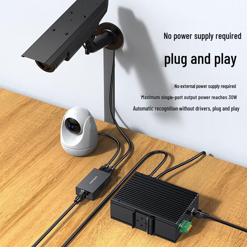 Shenwei Gigabit PoE Repeater Network Extender