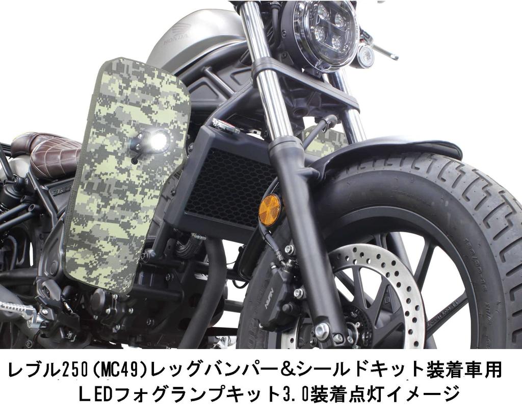 SP TAKEGAWA LED fog lamp kit For vehicles equipped with SP Takegawa leg 2 pieces CL250 250 3.0 (950) bumper, (MC57)/Rebel (MC49) 05-08-0591