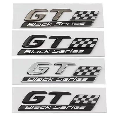NOU Mașină 3D ABS GT Seria Neagră Logo Emblema Insignă Autocolante Autocolant Pentru Clasa C E S GT53 GT63 A35 W211 W212 W222
