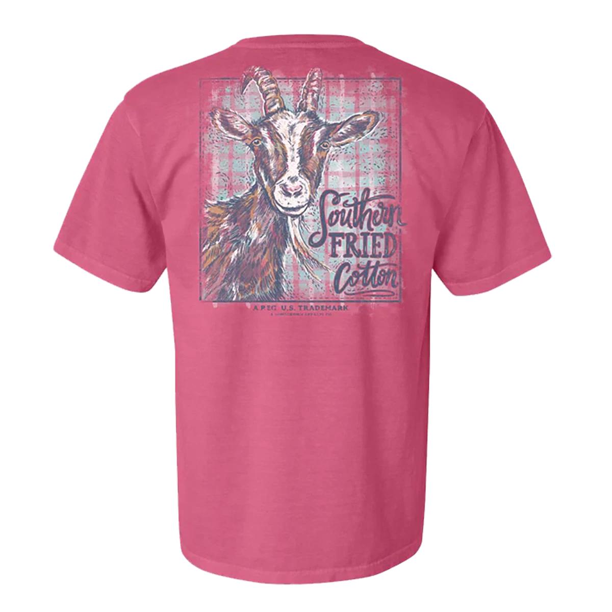 Southern Fried Cotton Whatever Floats your Goat Comfort Colors Crunchberry 2XL