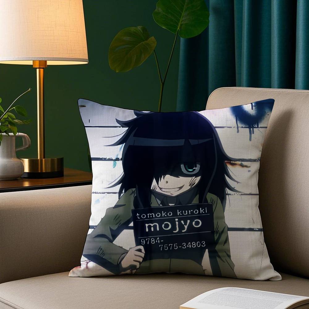 

К-Куроки Т-Томоко Наволочка Короткий Плюш Принт Наволочка Квадратные Наволочки для Подушек Диван Домашний Декор 12x12Inch