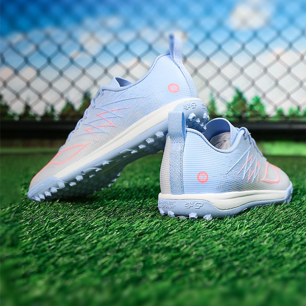 Li Ning Shadow 4 Entry Level TF (Rubber Stud) Soccer Shoes Unisex Sneaker White Blue YSTW0331