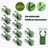 20pcs 360° Adjustable PE Plastic Universal Buckle for Horticultural Accessories - Round Pipe Rattan Climbing Frame with Plastic