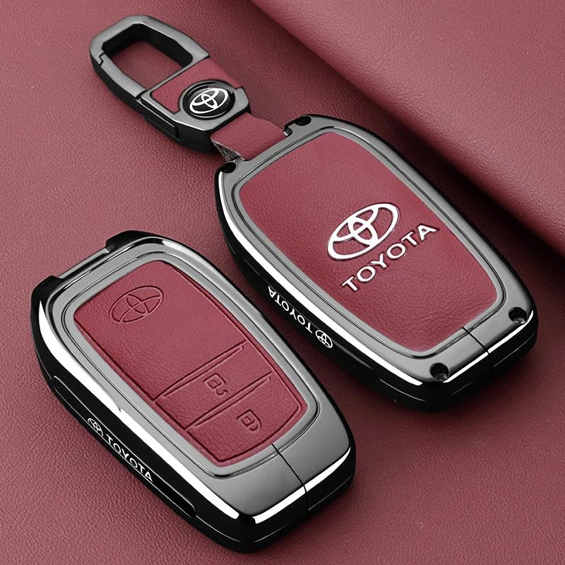 Suitable for 2024 Toyota Camry Key Set 19-24 Special Dual Engine Luxury Edition Car Metal Buckle Case for Men