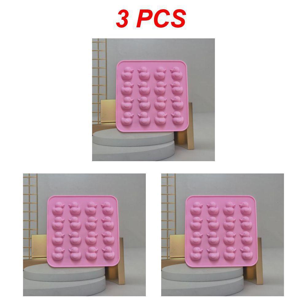 1~10PCS Silicone Mini duckling Chocolate Mold Jelly Block Bar Mold Epoxy Ice Tray Fondant Cake Decorating Candy Tool Kitchen