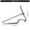 Stainless Steel Hydraulic Hinge Replacement Accessories For Outdoor Deck Box Slow Closing Heavy Lid Safety Mechanism