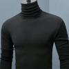 Pánský rolákový top s dlouhým rukávem, základní košile, slim fit pulovr, ležérní teplé tričko na podzim zimu pro každodenní nošení, domov, kancelář
