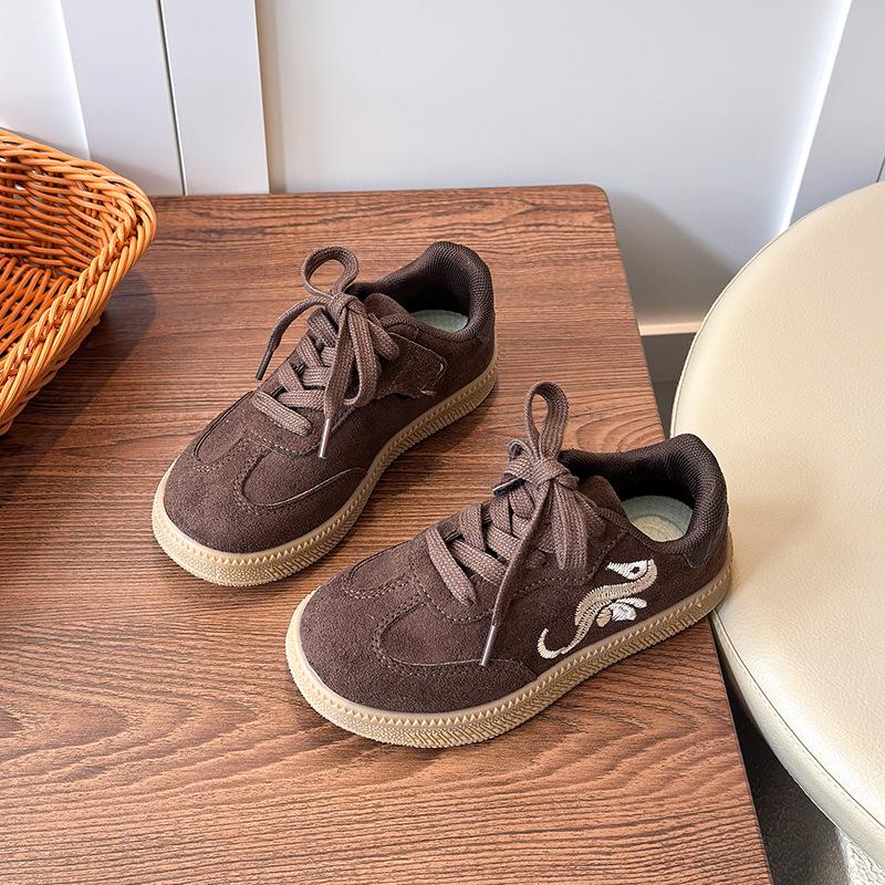 2025 Autumn Unisex Kids' Korean Style Skate Shoes - Casual Sports German Training Gump Shoes