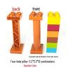 Lego-Compatible Marble Run Track Large Bricks, Toddler Educational Toy for Ages 3-6+