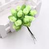 1 bukett kunstig blomst 12 rosehoder DIY Craft Home Party Bryllupsdekor