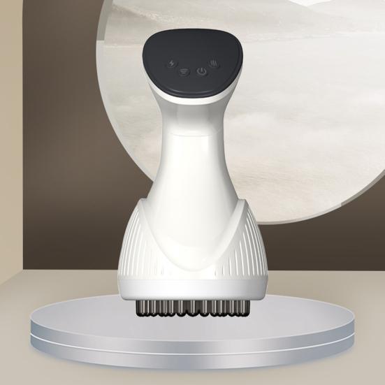 Elektrische Meridianbürste 9/12 Stufen Einstellbar Schmerzlinderung Beine Arm Bauch Körpermassagegerät mit Rotlicht Wärme Vibration Lymphdrainage Massagegerät