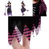 Exquisite Children's Halloween Witch Costume With Silky Fabric And Intricate Details
