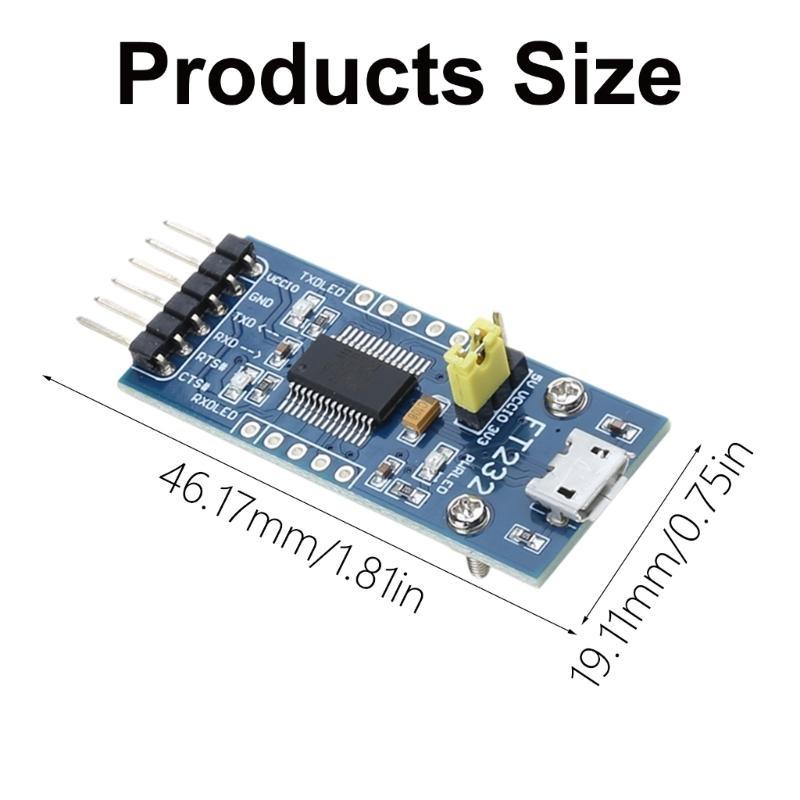 MultiFunction FT232 USB to UART Serial Port Module Adapter for Serial Expansion And Data Acquisition