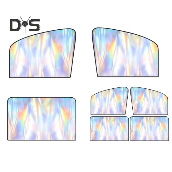 1/4 szt. Samochodowe osłony przeciwsłoneczne na okna Magnetyczna osłona na tylne okno dla dziecka do ochrony przed UV, zapewniająca prywatność, oddychająca siatka, pokrowce przeciwsłoneczne, składana zasłona, większość pojazdów