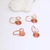 10 Pairs Hypoallergenic Clip-on Earrings Converter Round Flat Back Coil Earring Clip Converter for None Pierced Ears