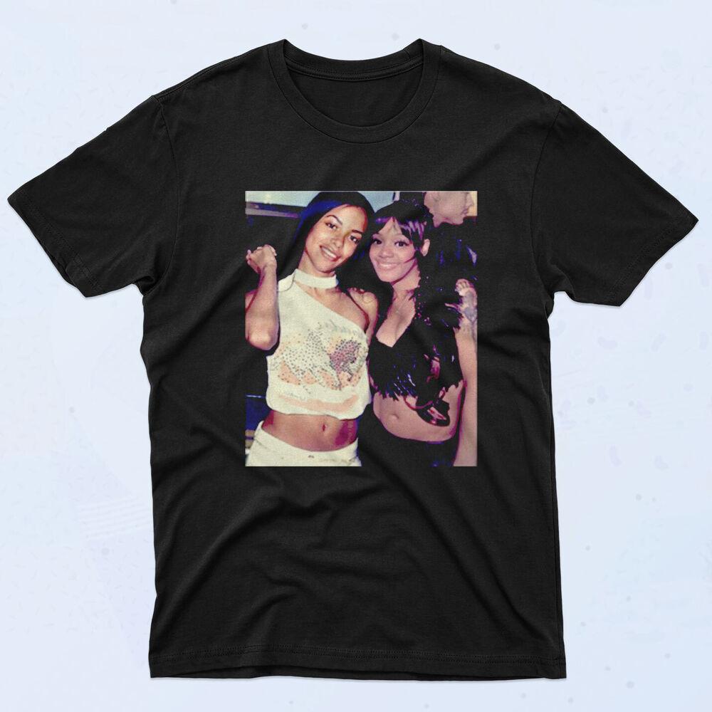 

Lisa Lopes Left Eye Aaliyah Memory Men T-shirt Black Tee All Sizes 1F368 Unisex T-Shirt XXL