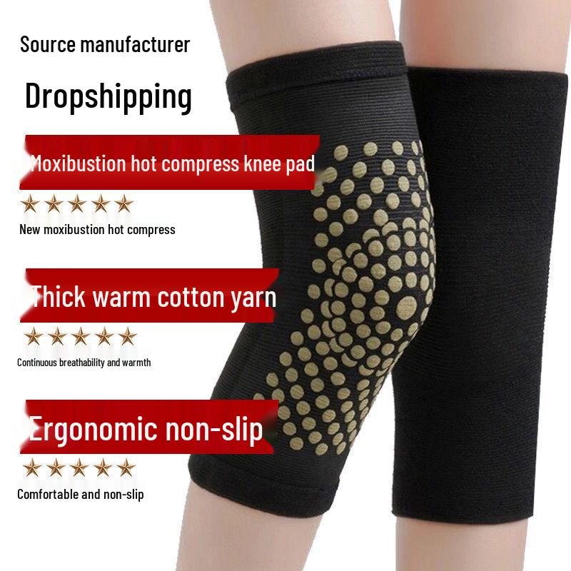 

BOGO Очень длинный нагреваемый наколенник с полынью - Согревает и защищает суставы для мужчин и женщин зимой XXL (1 Pair)