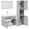 VidaXL Bathroom Furniture Set 4 Pcs Concrete Grey 3324880