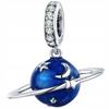 Charms Pr 925 Planet Stars Moon Pendant Cosmos Beads