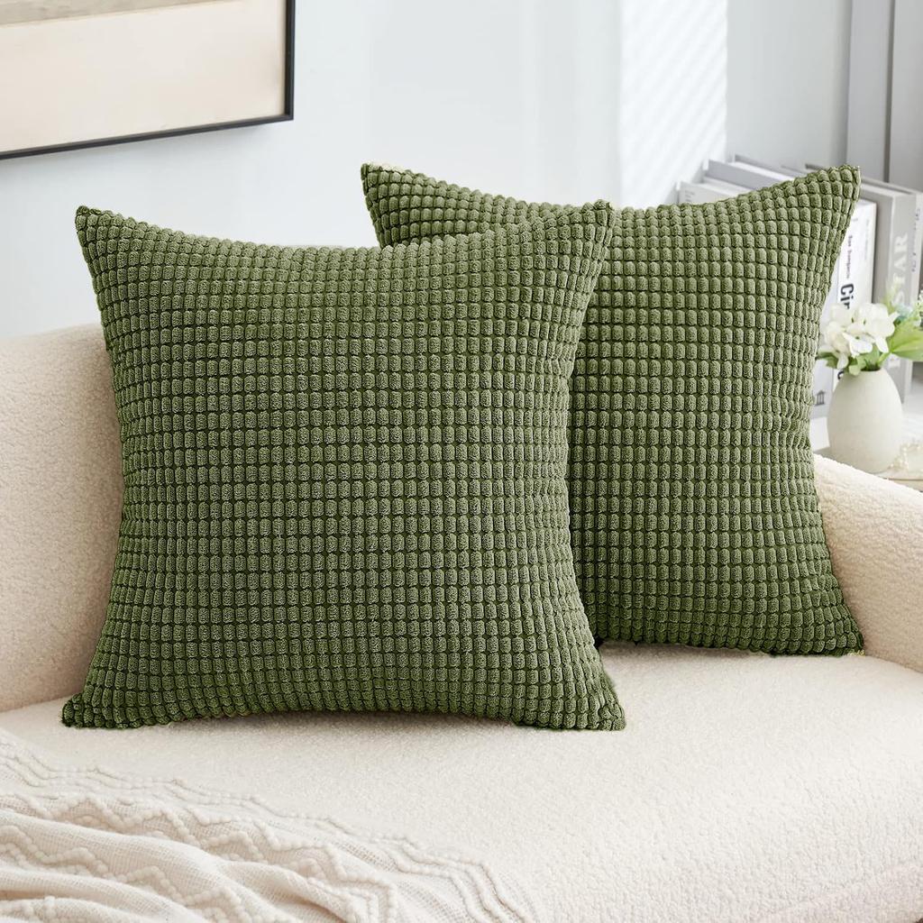 Solid Color 40/45/50cm Throw Pillow CaseSoft Home Decorative Pillow Cover 45*45 Chair Car for Bedroom Sofa Cushion Cover Square