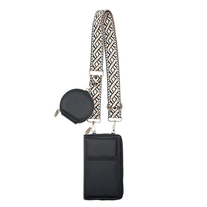 Women Fashion Shoulder Bags and Mini Purse Casual Phone Bag Zipper Wallets for Ladies Card Holder