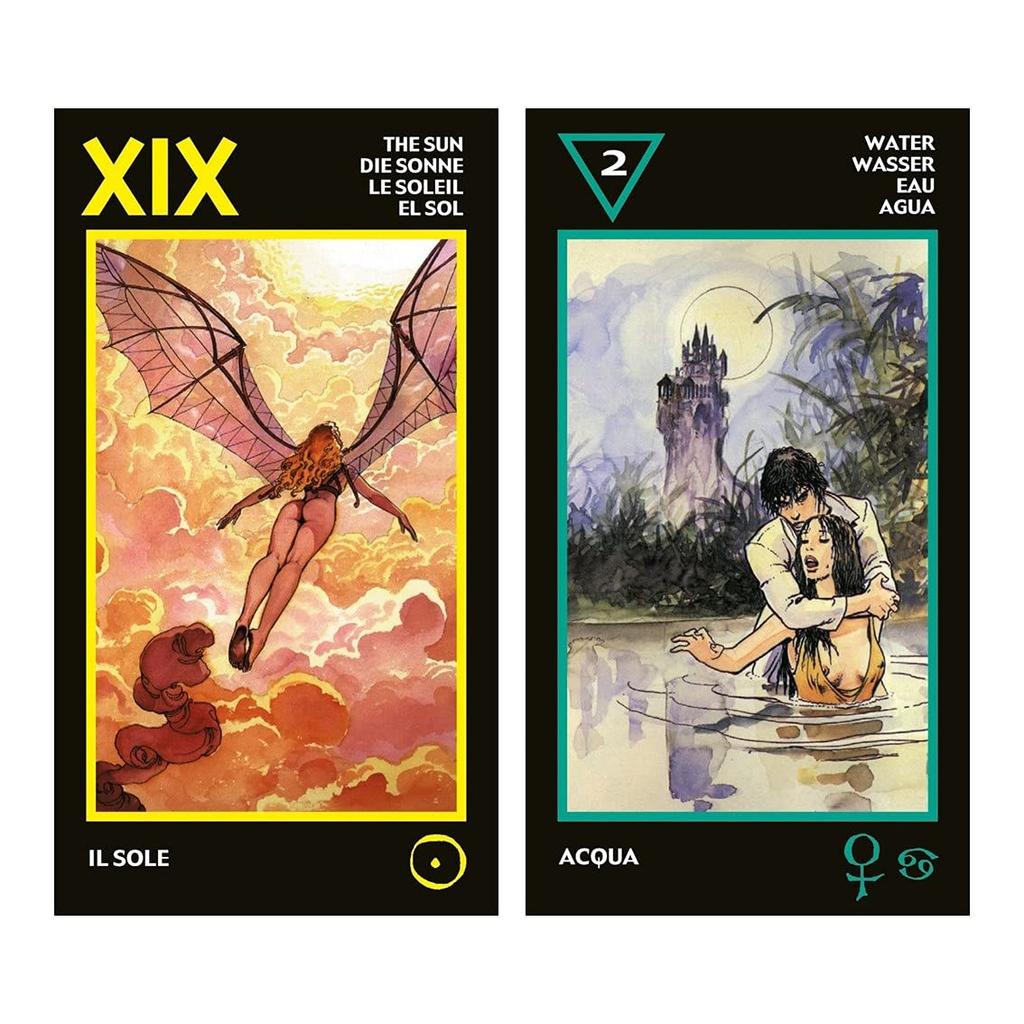 Kancharo Tarot Card Set Includes Japanese Tarot Card Instructions Pouch 78-Card [Manara Tarot] & (Authentic)