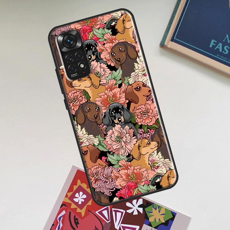 Dachshund Dog Case For Xiaomi Redmi Note 12 Pro Plus 8 9 10 11 Pro 8T 9S 10S 11S 12S 9C 10A 10C 12C Cover