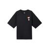 Nike T Shirts Men's Black Crew Neck Moderate Straight Fit FB9808-010
