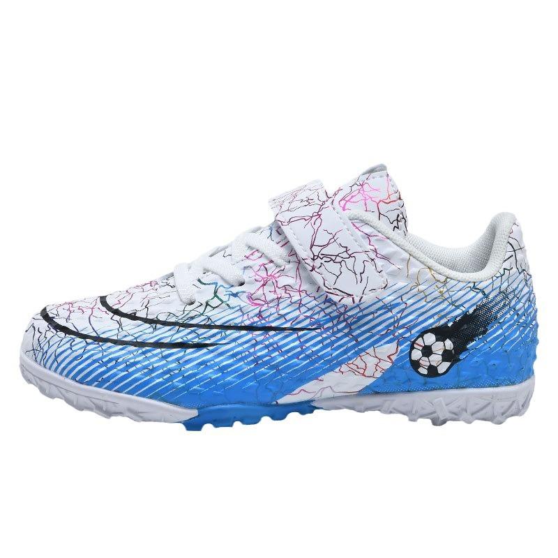 Cheap kids soccer boots broken nails student training shoes Velcro short spikes artificial grass children's foot training shoes