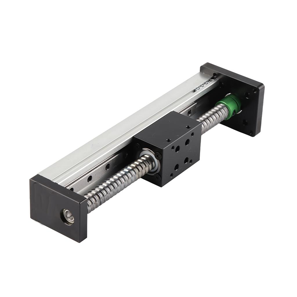 Přesný posuvný stůl s kuličkovým šroubem Lineární posuvný stolek Efektivní zdvih 150 mm pro motor NEMA 23