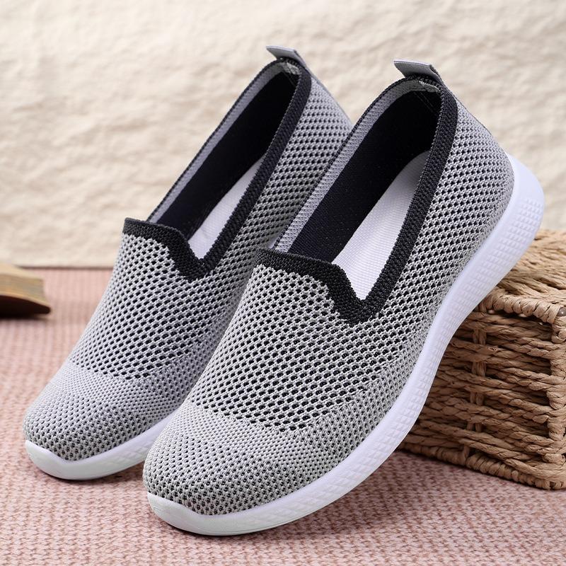 Shoes Women's Summer Shallow Mouth Women's Shoes Single Shoes One Pedal Mother Shoes Casual Shoes Soft Sole Not Tired Feet Flat Shoes