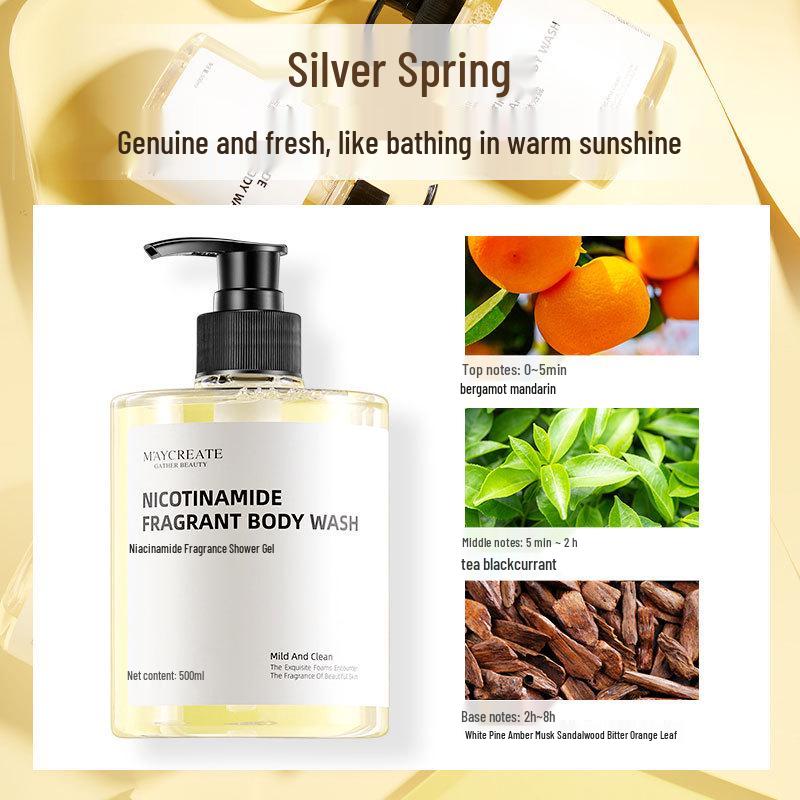 Jianmei Chuangyan Niacinamide Shower Gel: Hydrating & Moisturizing Full Body Lotion with Long-Lasting Women s Fragrance