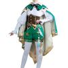 Genshin Impact Cosplay Game Anime Project Venti Cosplay Costumes Women's Cloak Top Shorts Belt Socks Tie Full Set