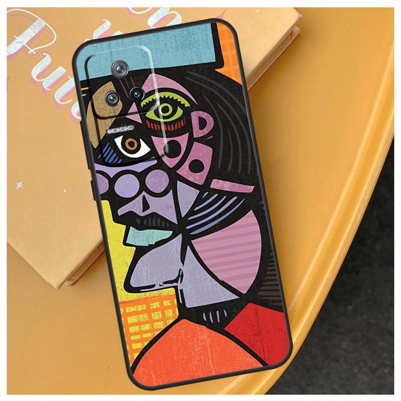 Picasso Abstract Art Painting Funda For Xiaomi 17 Pro Max 15 14 Ultra 13T 14T 15T POCO X7 Pro X5 X6 F6 F5 F7 F8 Ultra Case