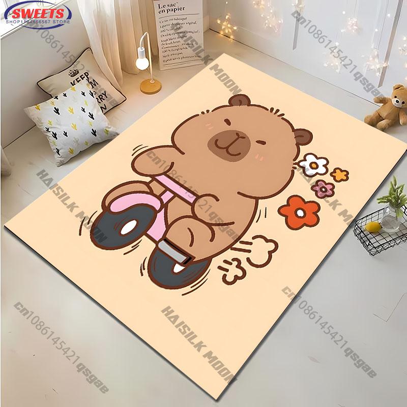 Playful Pink area large size rug for Kids' Rooms or Nurseries carpet for home sofa bedroom, gift mat
